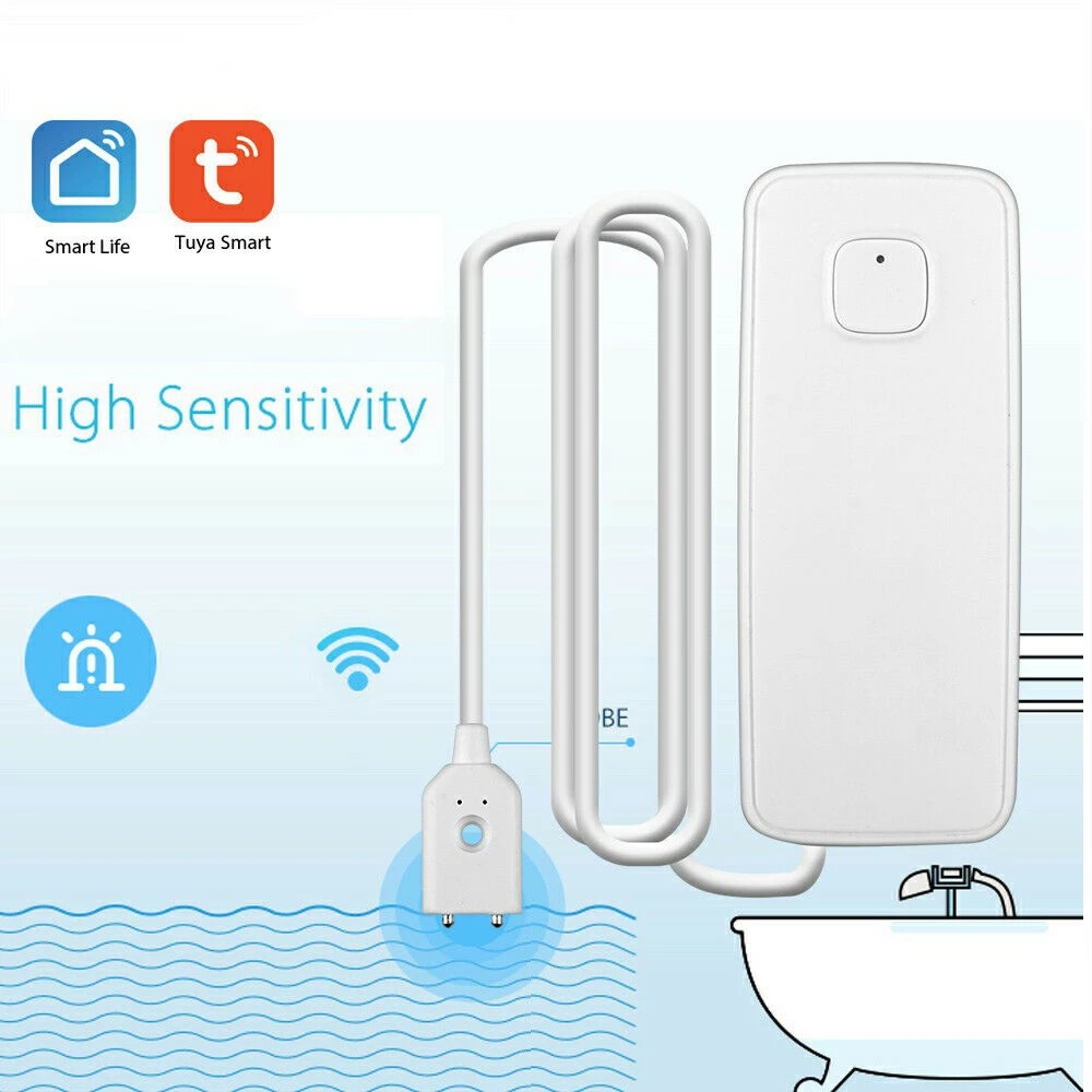 Water Leak Detector Wifi Alarm - Water Alarm Sensor WiFi Water Leak