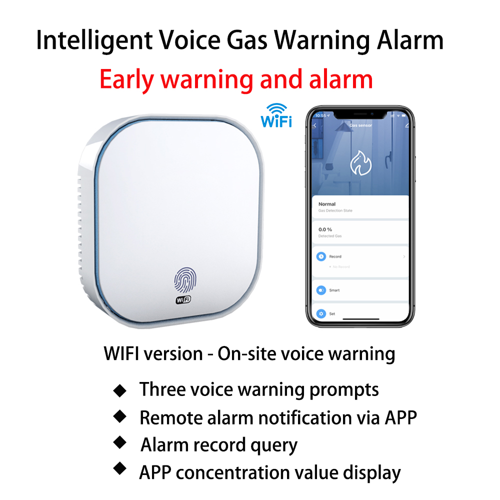 Smart Smoke Detector Wifi - WiFi Tuya Smart Smoke Detector Alarm