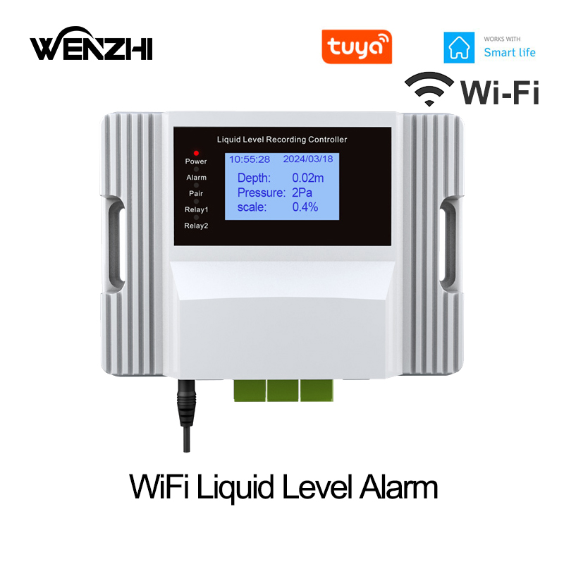 Water Leak Detector Wifi Alarm - WiFi Liquid Water Level Sensor Alarm