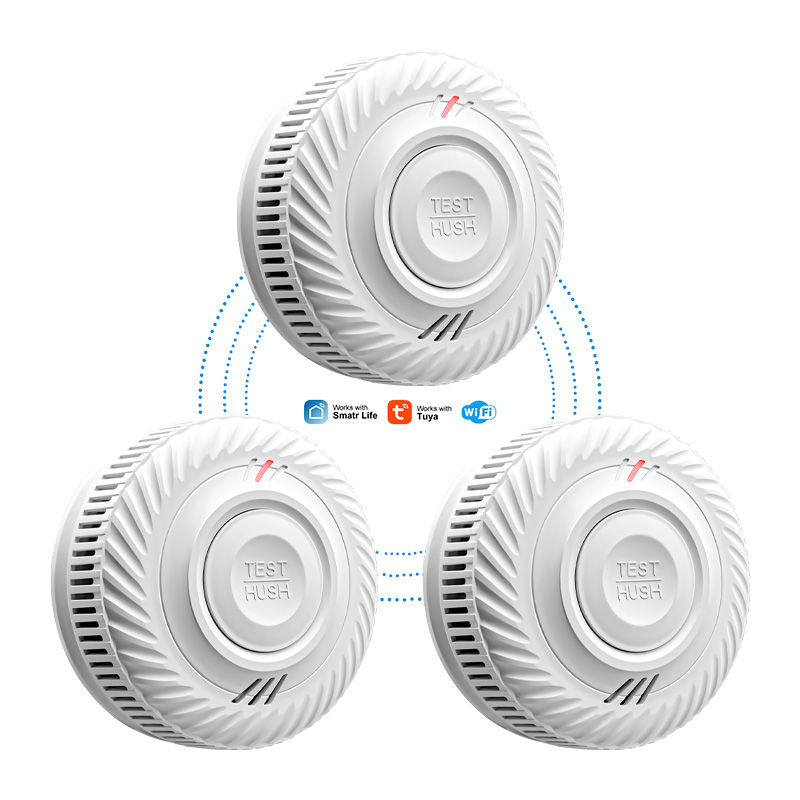 Smart Smoke Detector Wifi - 10 Years Battery Powered Hotel Smart