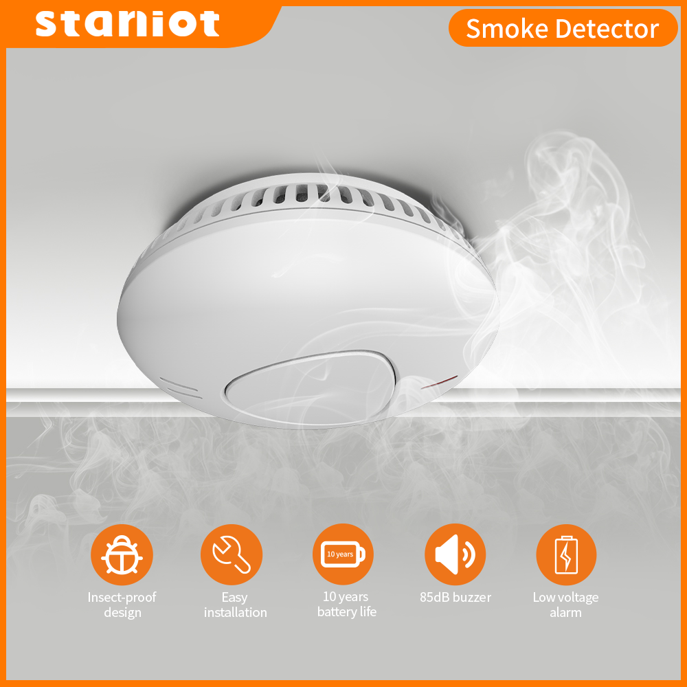 Smoke Alarm 10 Year Battery - 10 Year Battery Smoke Detector Fire