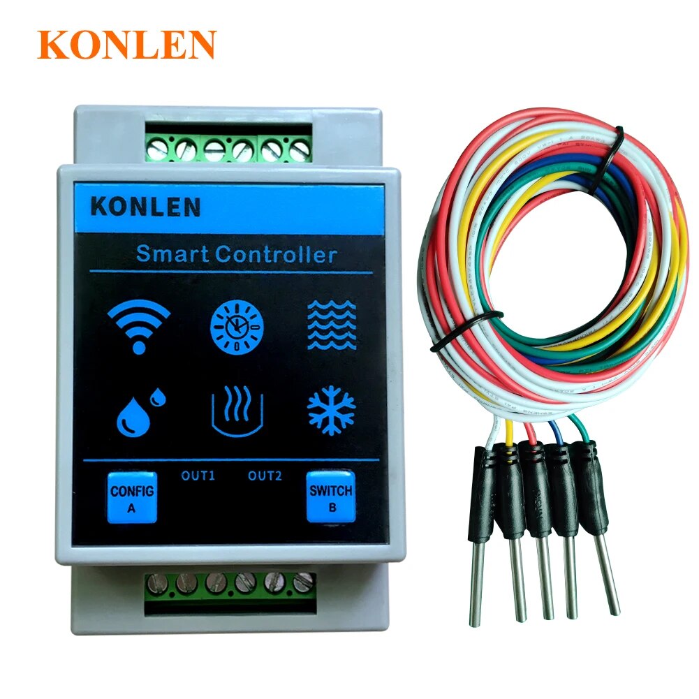 Water Leak Detector Wifi Alarm - KONLEN Tuya Water Level Sensor WIFI