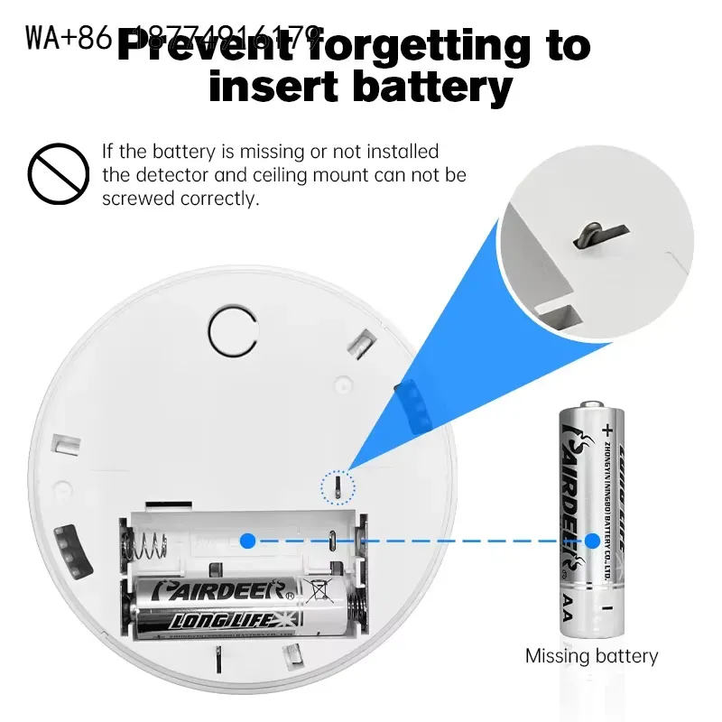 Smart Smoke Detector Wifi - wmwmnu Factory Supply 85Db Dc 3V