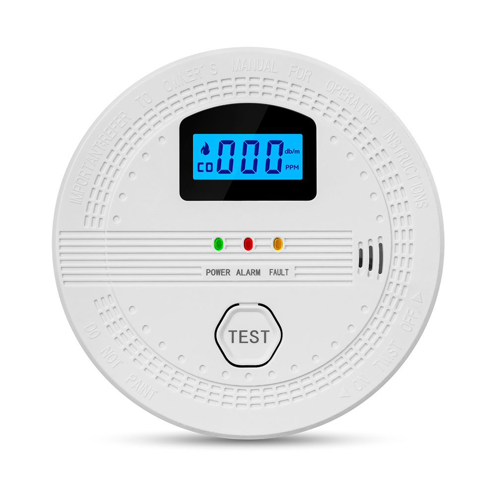 Carbon Monoxide Detector Combo - WJ SC06 2 in 1 Smoke