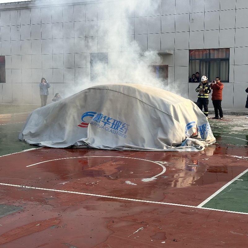 Fire Blanket Fiberglass - EV Fire Blanket For Parking Garages