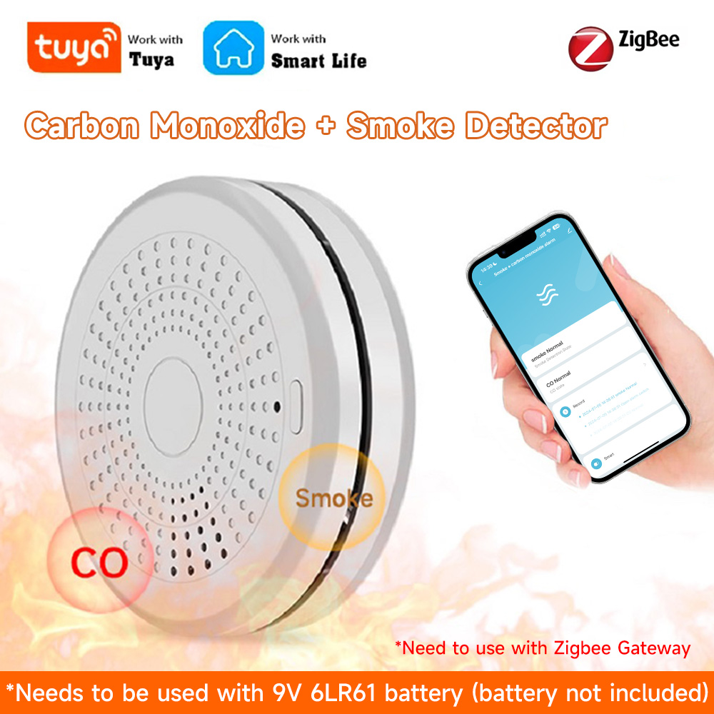 Zigbee Smoke Sensor Tuya - Tuya 2-in-1 WiFi/ZigBee Smoke Alarm &