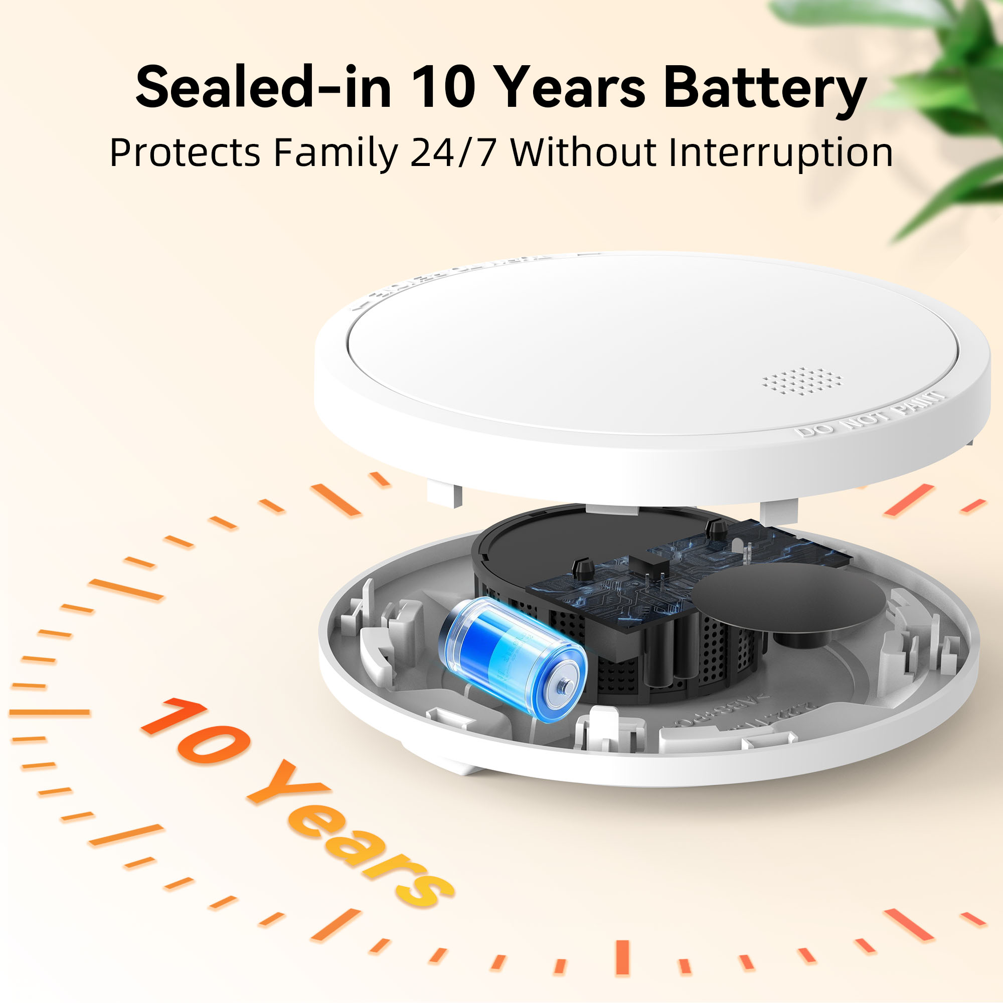 CHZHVAN Independent Smoke Alar - Smoke Alarm 10 Year Battery 评论和价格