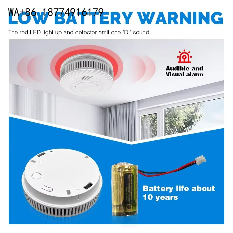 wmwmnu 10 Year Battery Wireles - Smoke Alarm 10 Year Battery 评论和价格