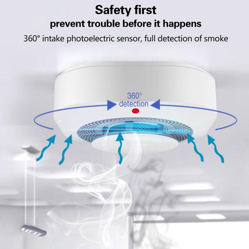 Tuya WiFi Smoke Detector Senso - Smart Smoke Detector Wifi 评论和价格