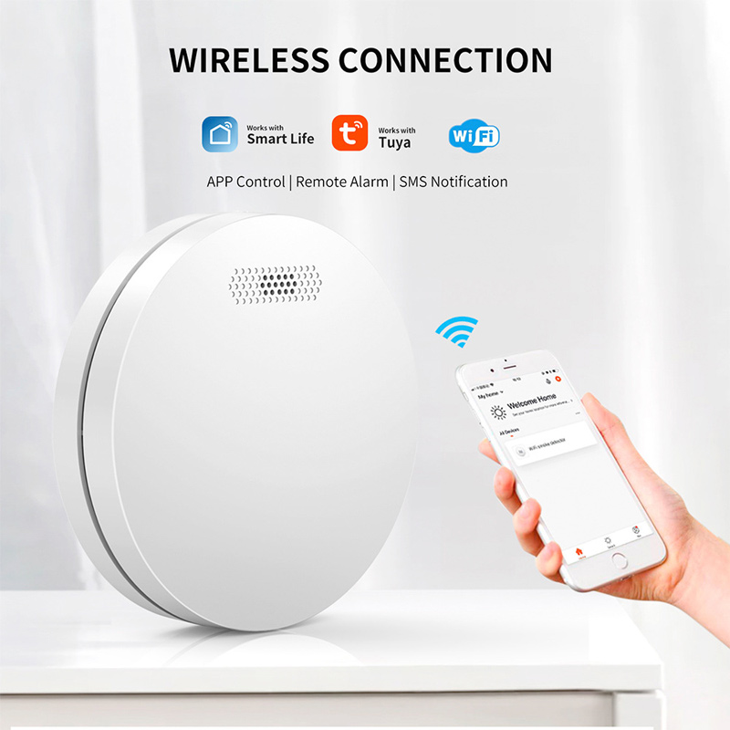 Tuya WiFi Detection Audible an - Smart Smoke Detector Wifi 评论和价格