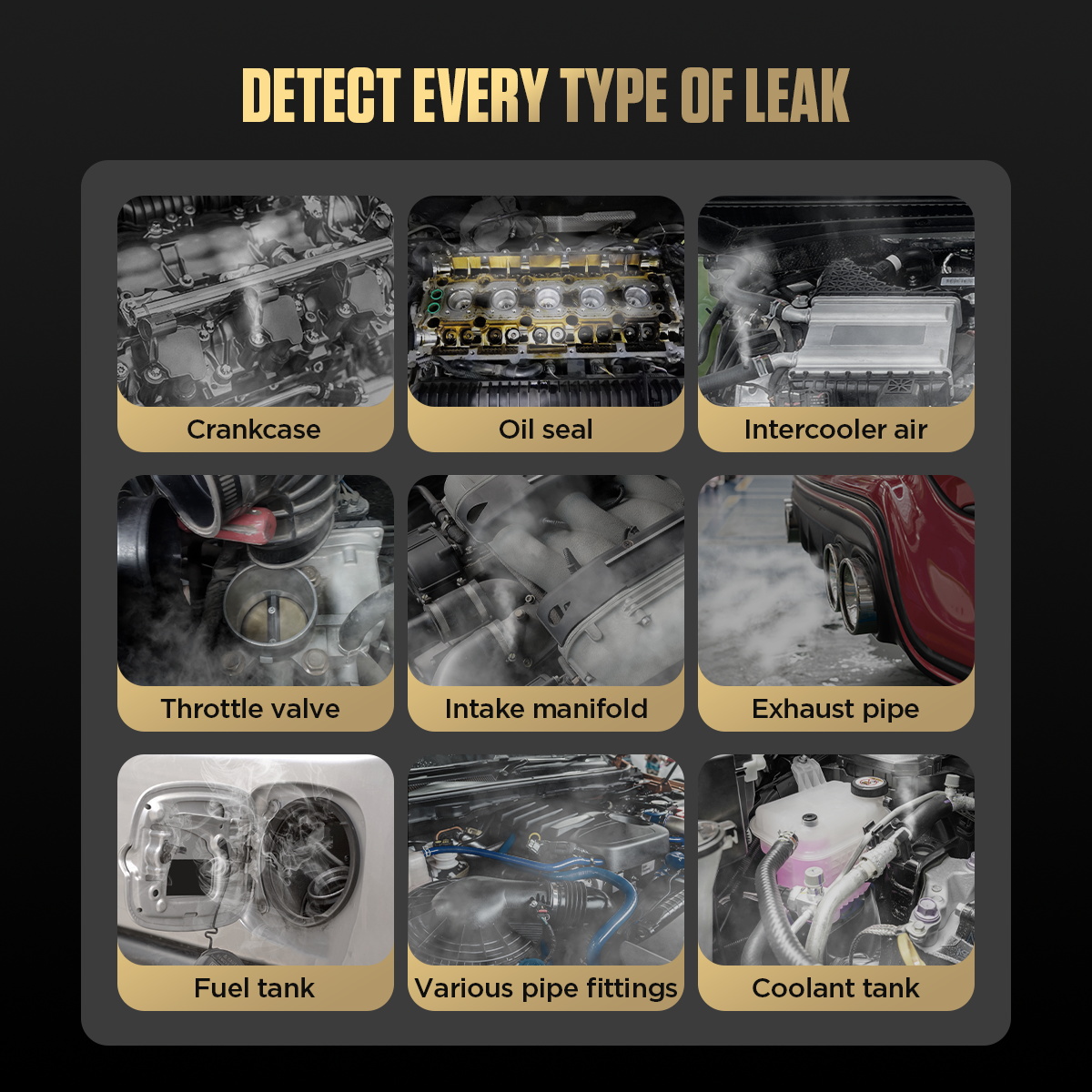 AUTOOL SDT100 Car Smoke Machin - Smoke Alarm Escape Light 评论和价格