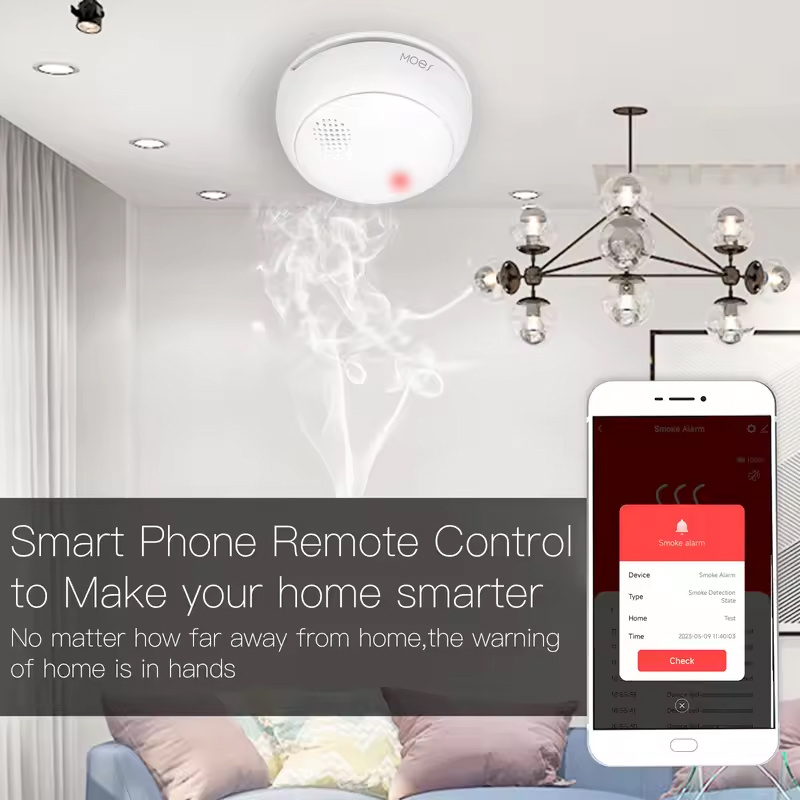 MOES ZigBee Smart Wireless Smo - Zigbee Smoke Sensor Tuya 评论和价格