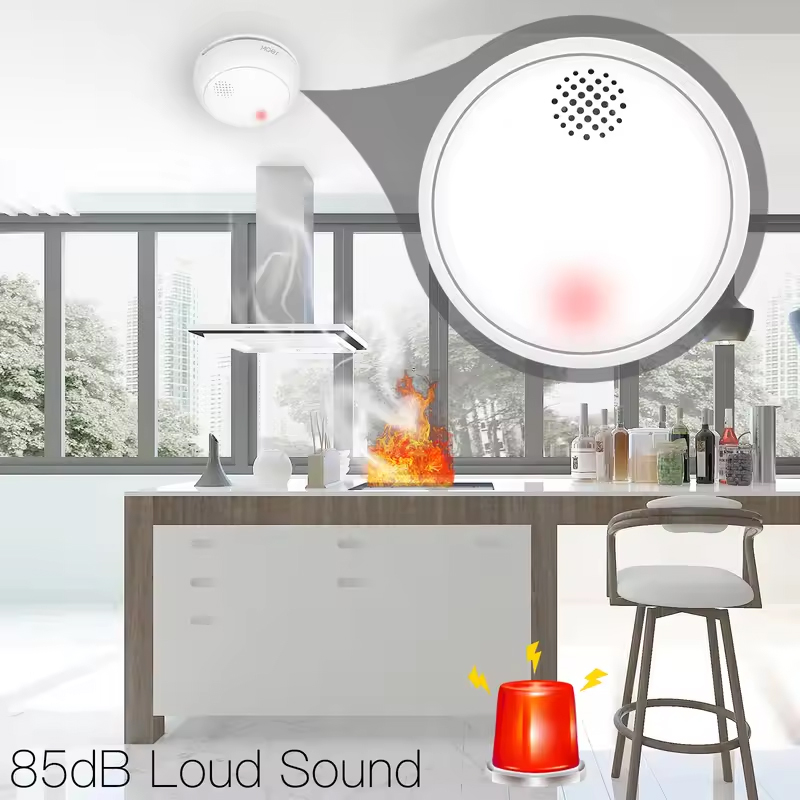 MOES ZigBee Smart Wireless Smo - Zigbee Smoke Sensor Tuya 评论和价格