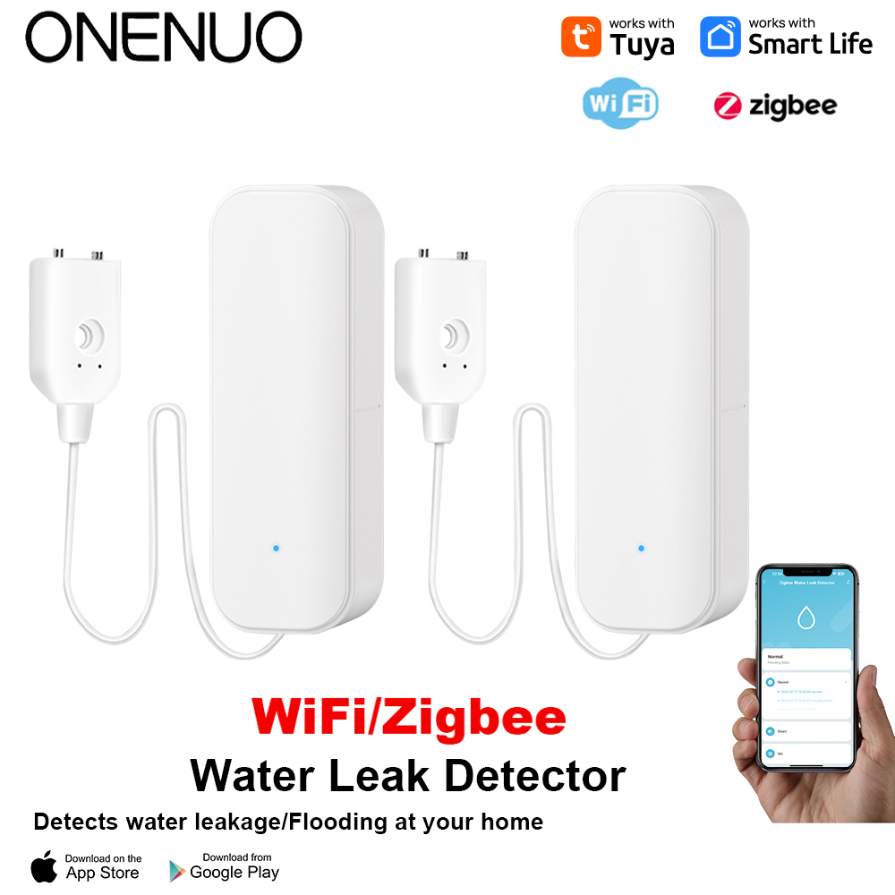 WiFi/Zigbee Water Sensor Tuya  - Water Leak Detector Wifi Alarm 评论和价格