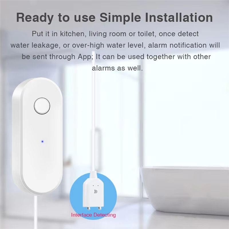ABZW WIFI Water Sensor Alarm W - Water Leak Detector Wifi Alarm 评论和价格