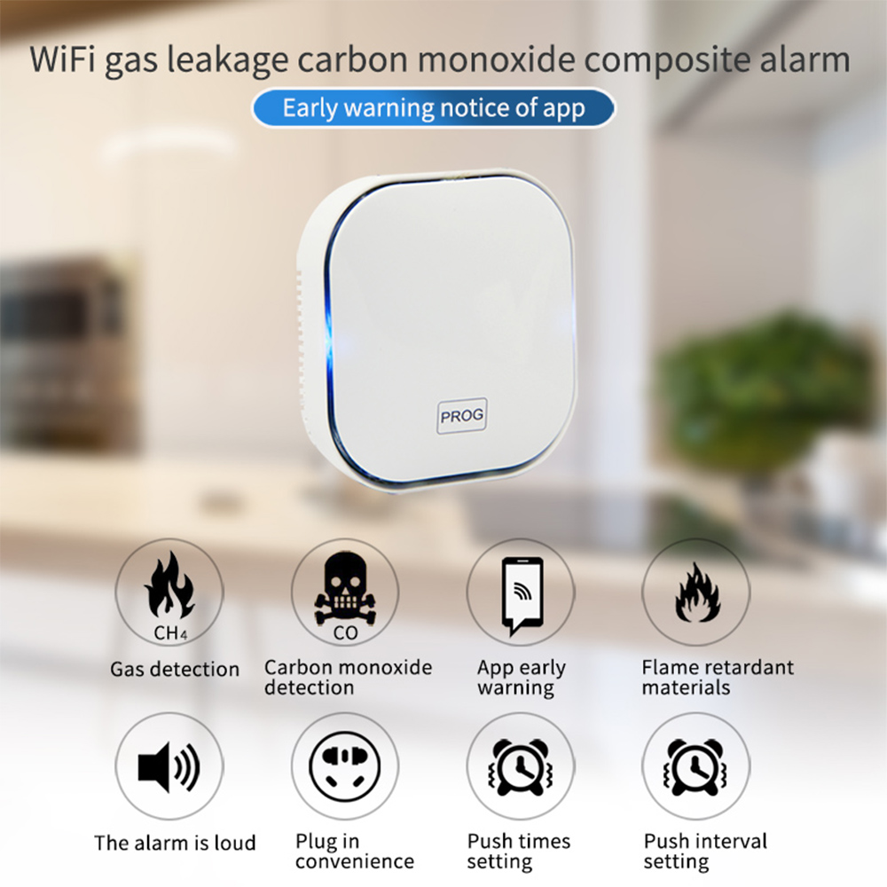 Tuya Smart Life Natural GAS CO - Smart Gas Leak Detector Lpg 评论和价格