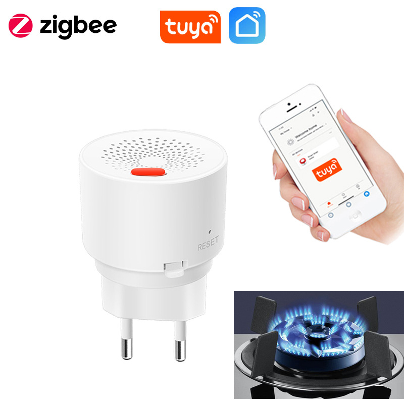 UK EU US Tuya Smart Zigbee Gas - Smart Gas Leak Detector Lpg 评论和价格