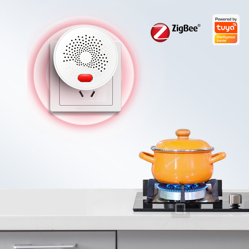UK EU US Tuya Smart Zigbee Gas - Smart Gas Leak Detector Lpg 评论和价格