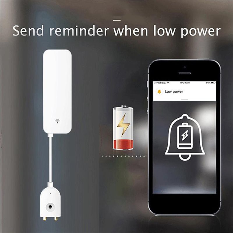 DTEN-Tuya WIFI Smart Water Lea - Water Leak Detector Wifi Alarm 评论和价格