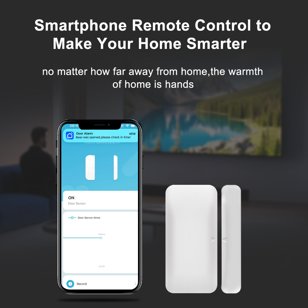 Tuya Zigbee Wireless Door Wind - Zigbee Smoke Sensor Tuya 评论和价格