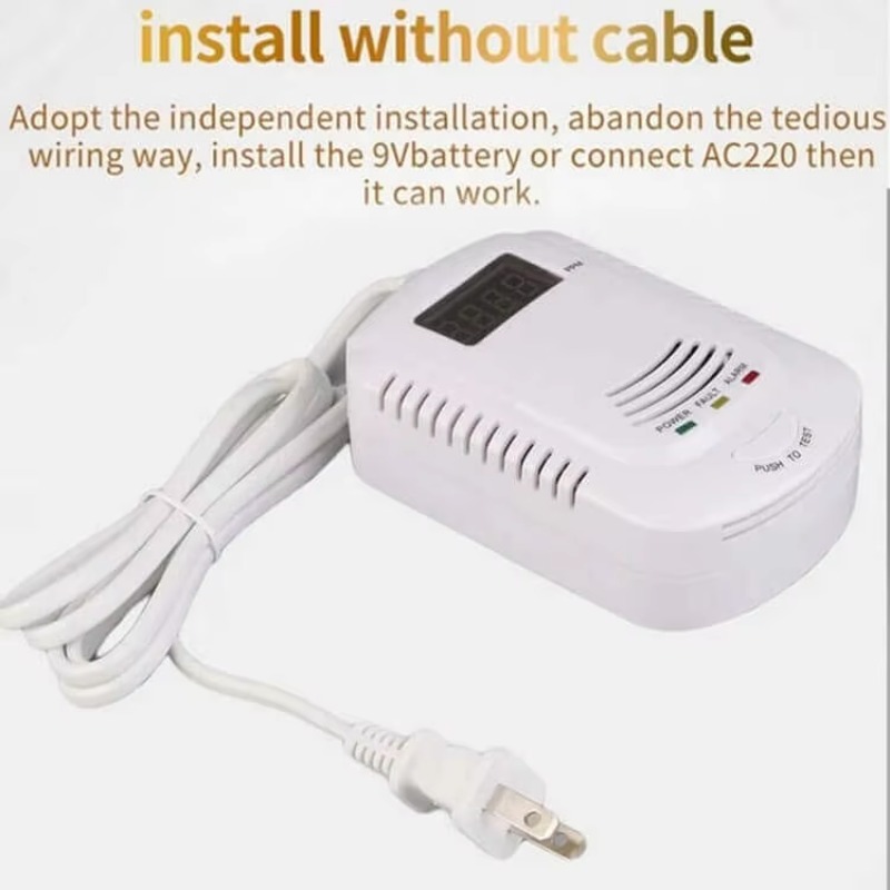 Plug in Natural Gas Detector a - Carbon Monoxide Detector Combo 评论和价格