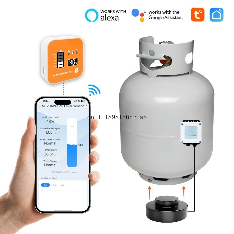 ME204R Portable Combustible Ga - Smart Gas Leak Detector Lpg 评论和价格