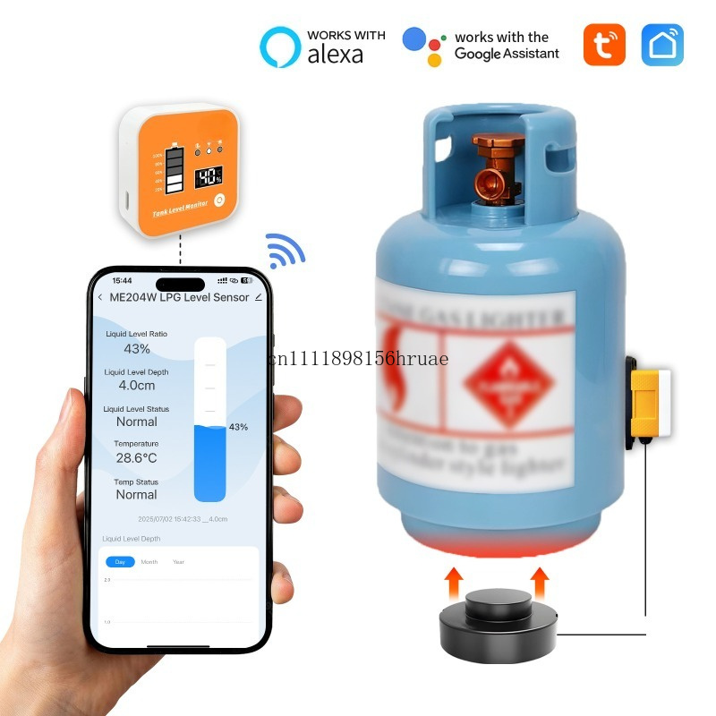 ME204R Portable Combustible Ga - Smart Gas Leak Detector Lpg 评论和价格