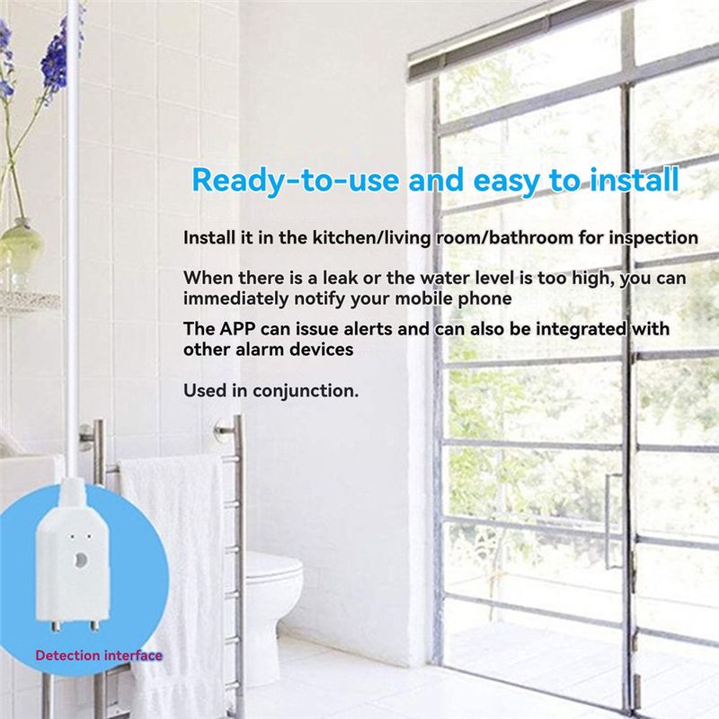 [NEW A09R!】 Tuya Wifi Smart Wa - Water Leak Detector Wifi Alarm 评论和价格