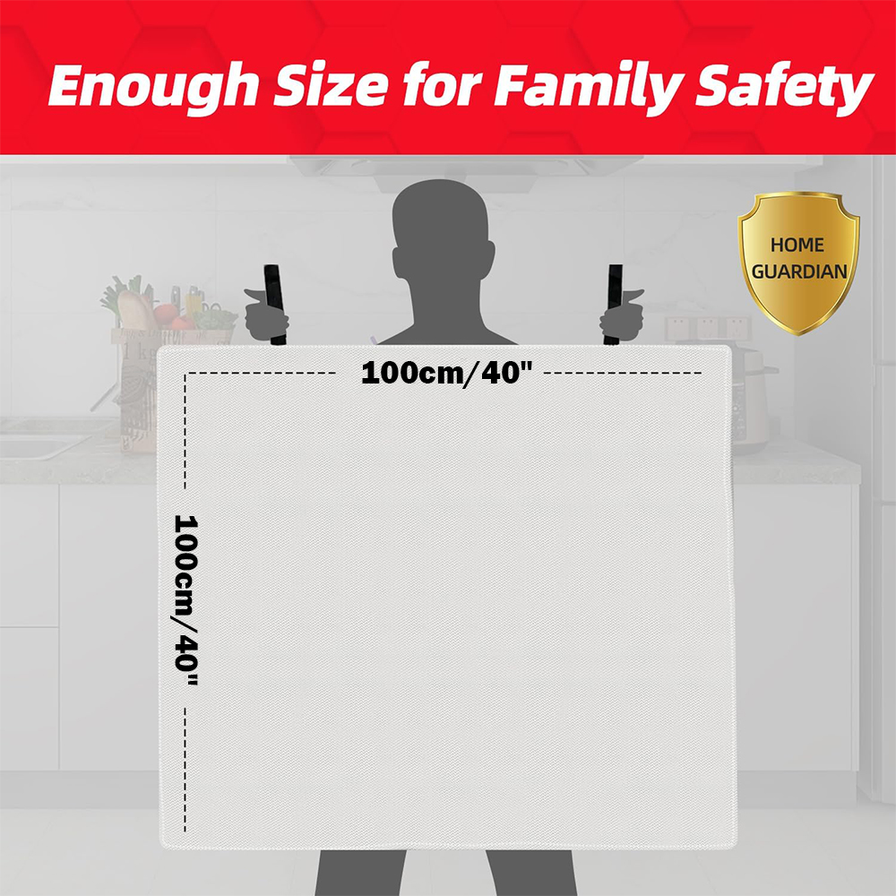 Fire Blanket 2 Pack 2*2m/1.5*1 - Fire Blanket Fiberglass 评论和价格