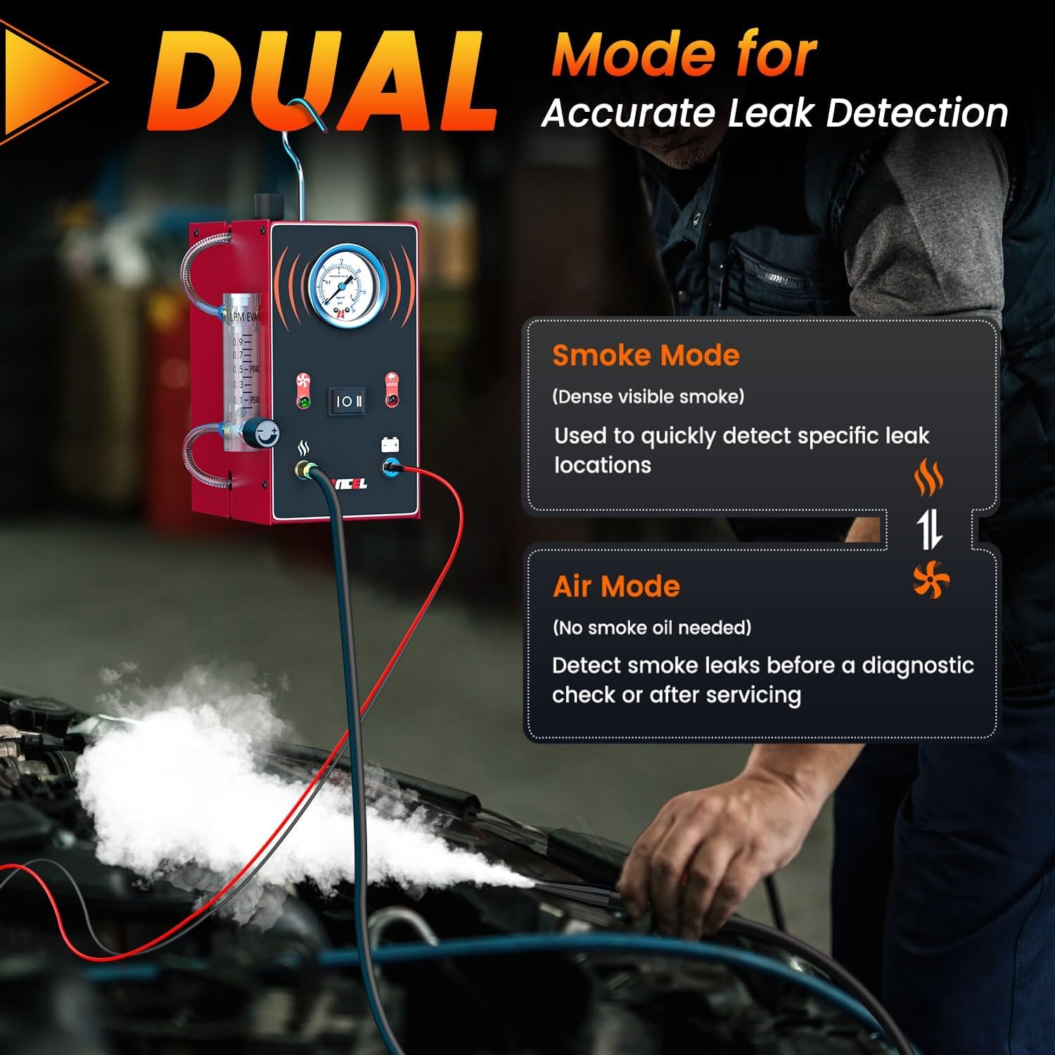  ANCEL S3 12V Car Smoke Leak  - Smoke Alarm Escape Light 评论和价格