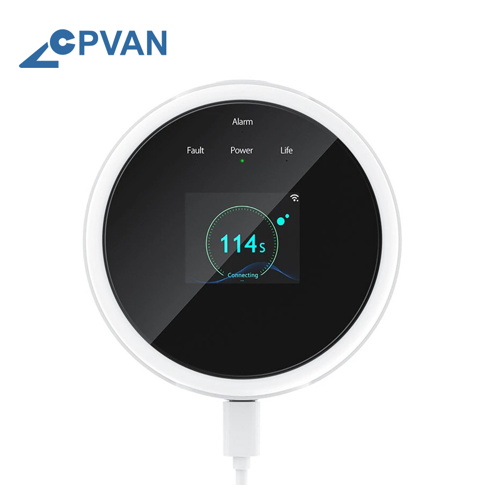 CPVAN Tuya Wifi Natural Gas Al - Smart Gas Leak Detector Lpg 评论和价格