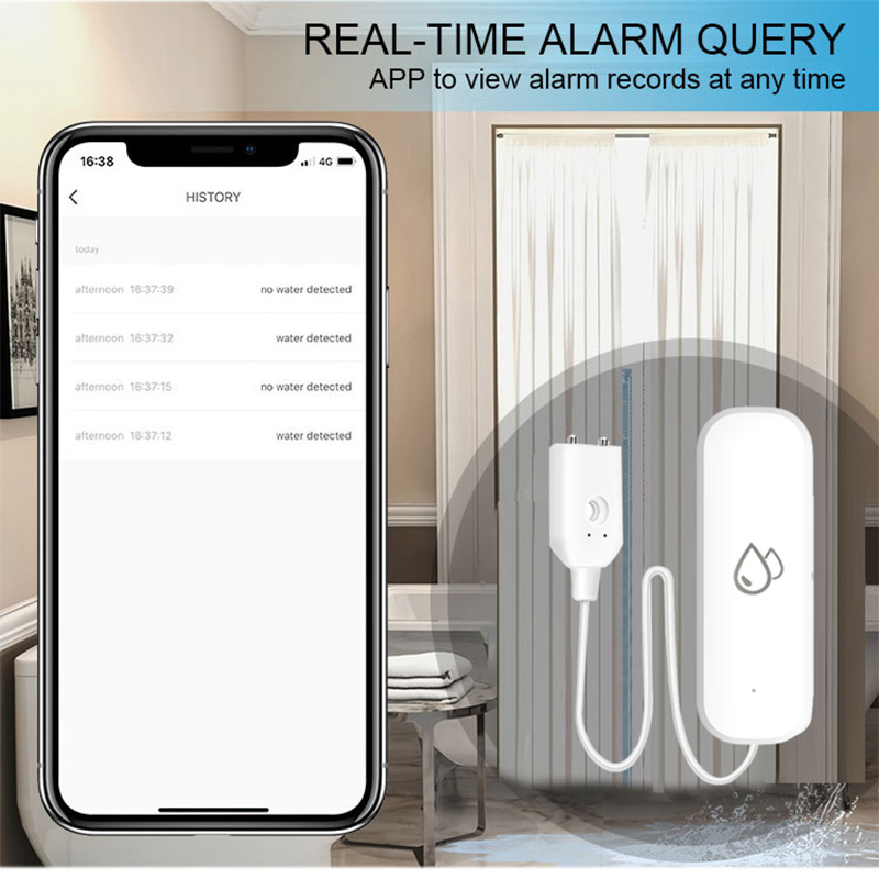 Tuya WiFi Water Leakage Alarm  - Water Leak Detector Wifi Alarm 评论和价格