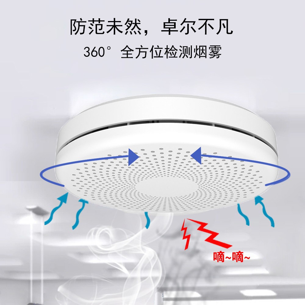 New 2in1 Version WiFi Tuya Sma - Smart Smoke Detector Wifi 评论和价格