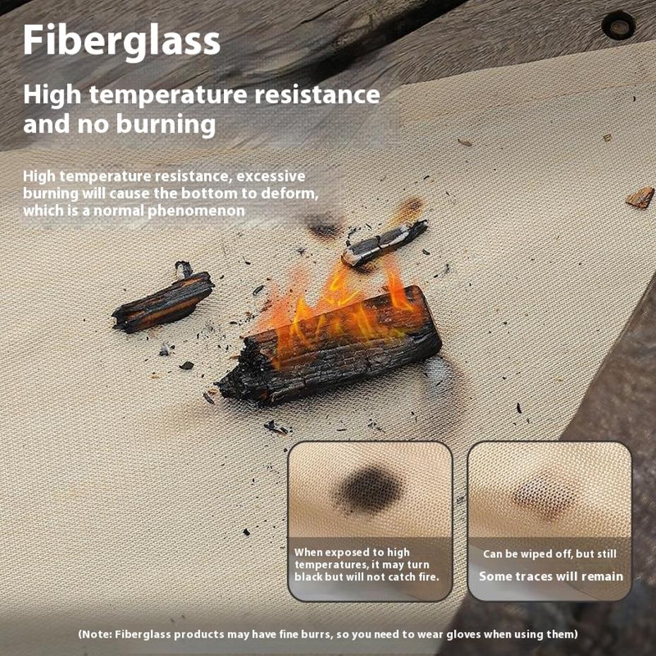 Outdoor Camping Fireproof Clot - Fire Blanket Fiberglass 评论和价格