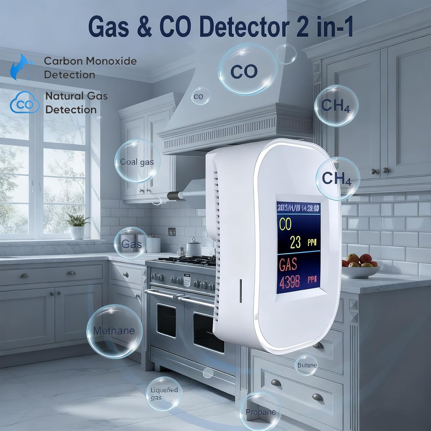 Tuya Smart Life Natural GAS CO - Smart Gas Leak Detector Lpg 评论和价格