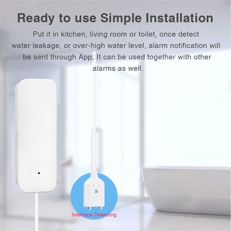 Tuya Wifi Leakage Alarm Water  - Water Leak Detector Wifi Alarm 评论和价格