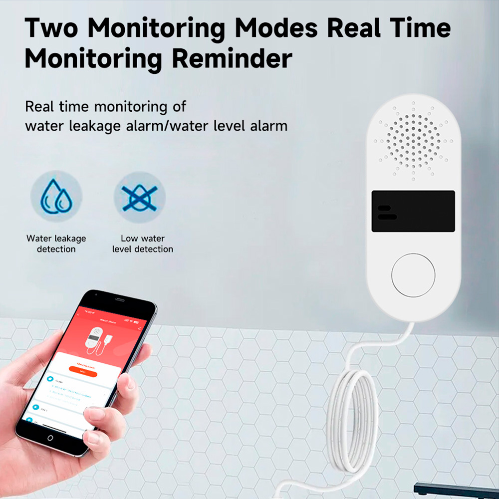 Tuya Wifi Water Leak Detector  - Water Leak Detector Wifi Alarm 评论和价格