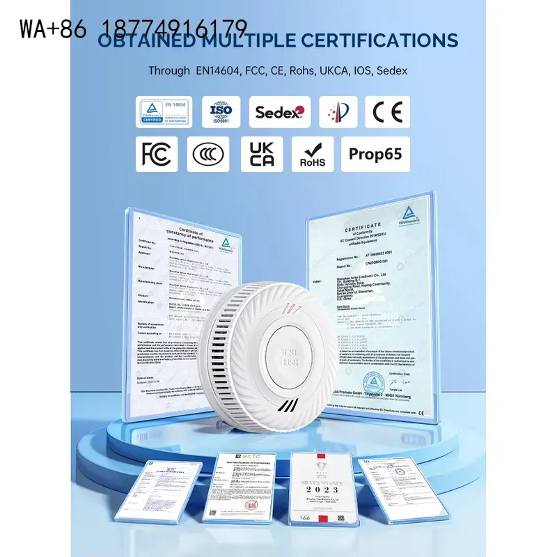 wmwmnu Original Producer EN146 - Smart Smoke Detector Wifi 评论和价格