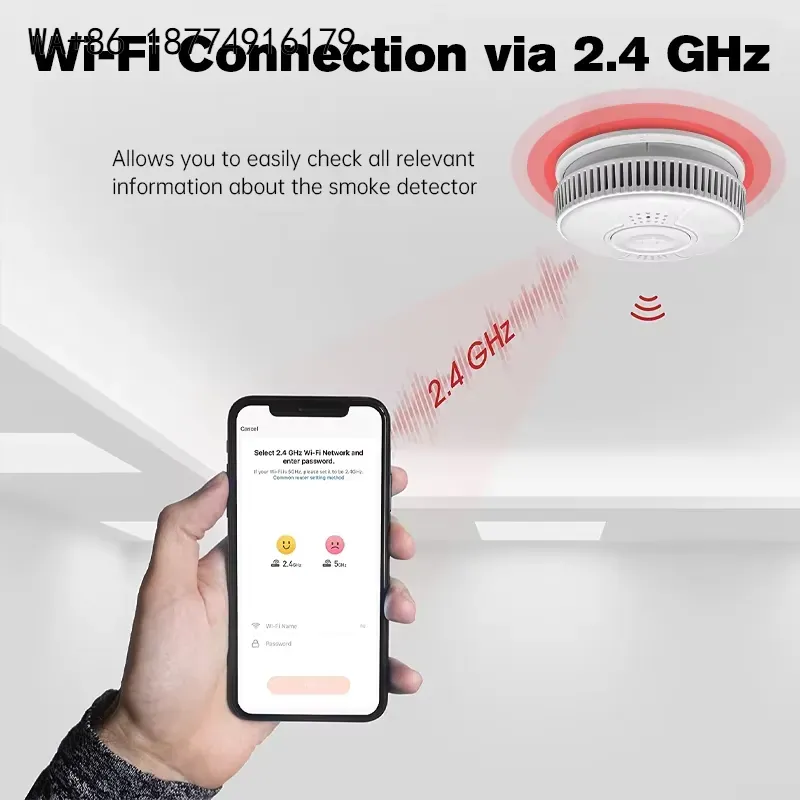 wmwmnu Factory Supply 85Db Dc  - Smart Smoke Detector Wifi 评论和价格