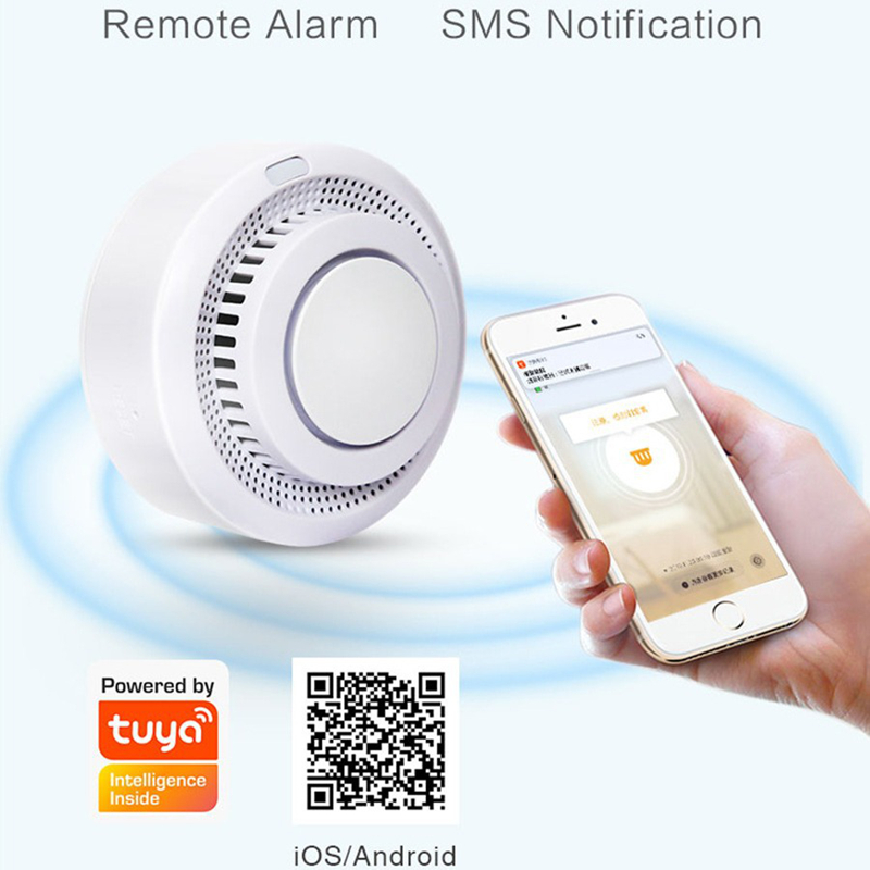 Tuya Smart WIFI Smoke Alarm Fi - Smart Smoke Detector Wifi 评论和价格