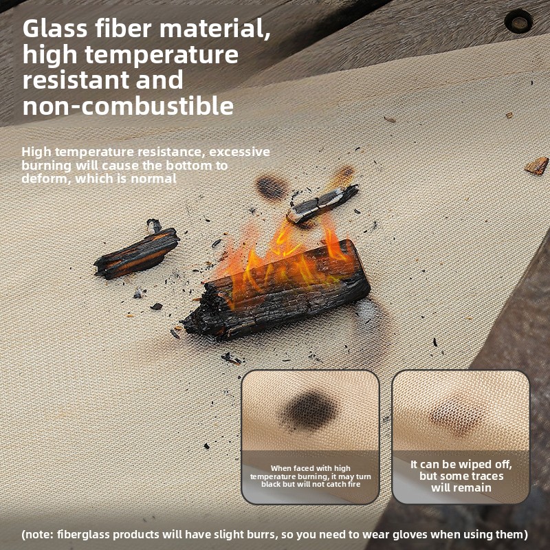 Outdoor Camping Fireproof Clot - Fire Blanket Fiberglass 评论和价格