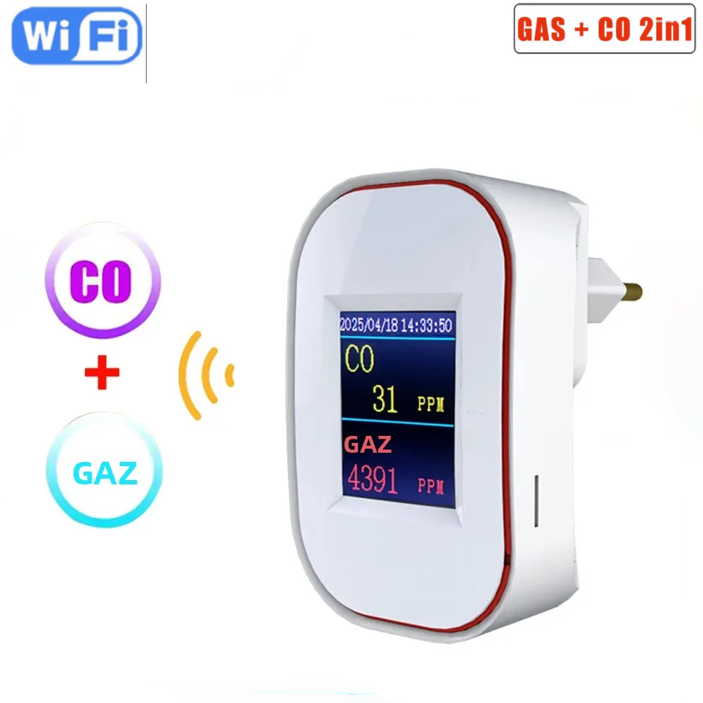 Tuya Smart Life WiFi Gas Detec - Smart Gas Leak Detector Lpg 评论和价格