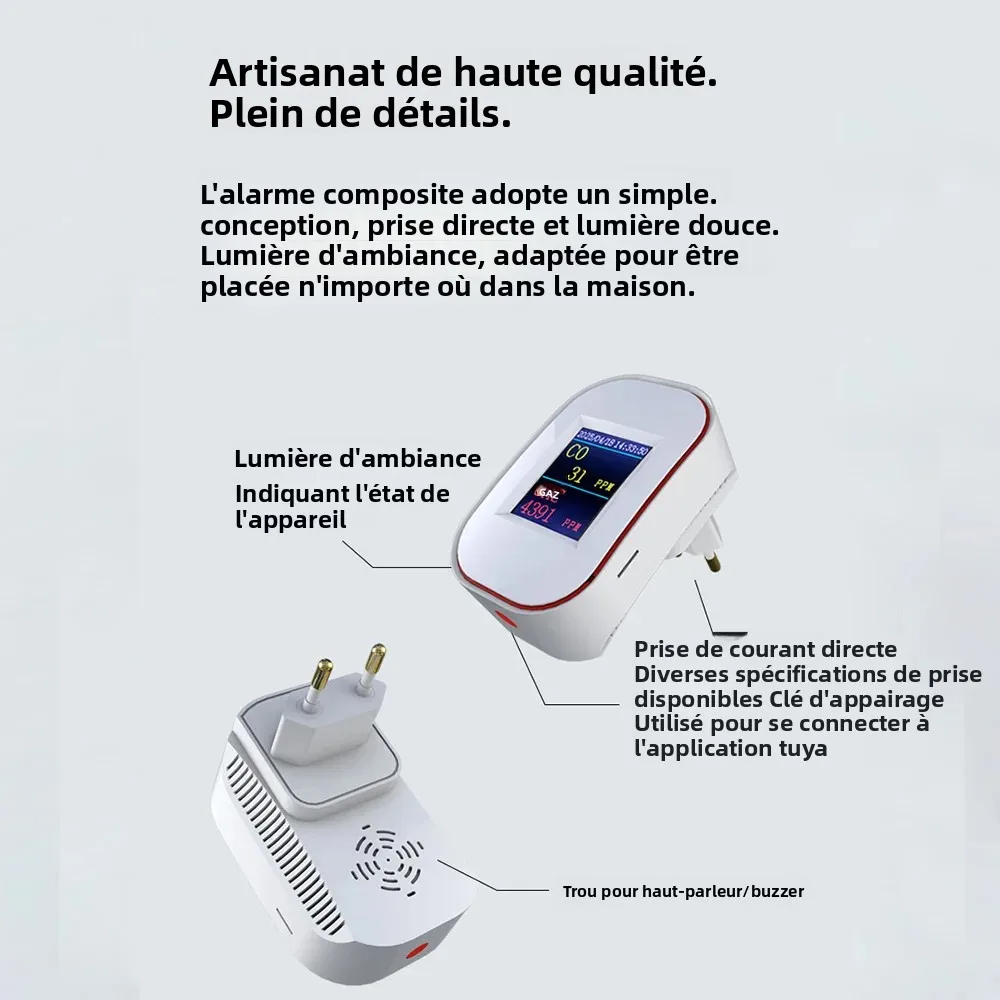 Tuya Smart Life WiFi Gas Detec - Smart Gas Leak Detector Lpg 评论和价格