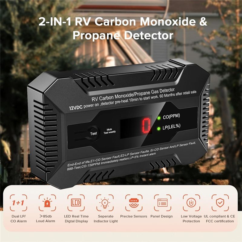 RV Carbon Monoxide And Propane - Carbon Monoxide Detector Combo 评论和价格
