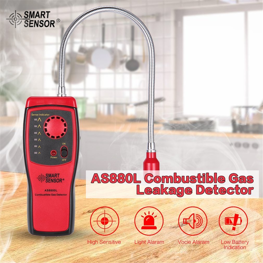 SMART SENSOR AS8800L Combustib - Smart Gas Leak Detector Lpg 评论和价格