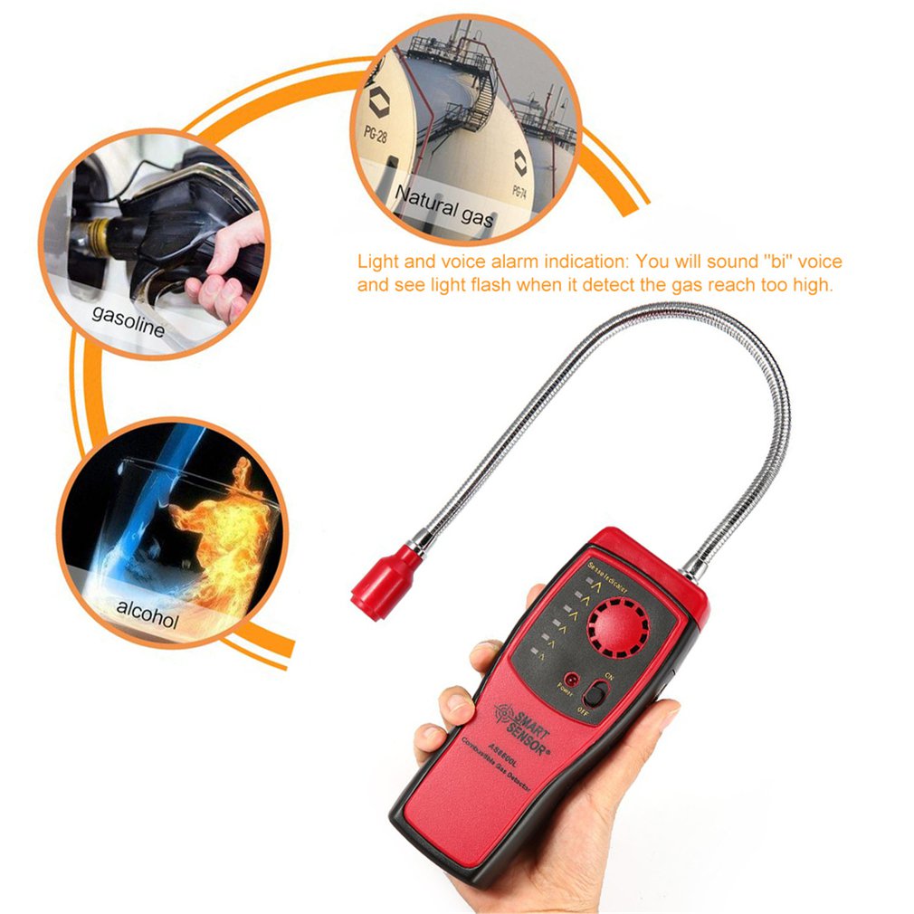 SMART SENSOR AS8800L Combustib - Smart Gas Leak Detector Lpg 评论和价格
