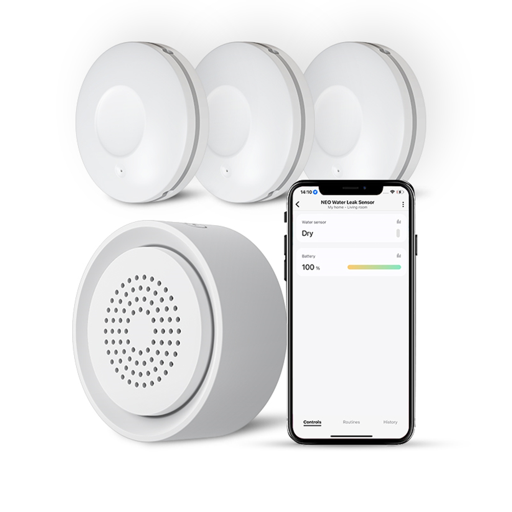 BTLIFE-Flood Detector With Sir - Water Leak Detector Wifi Alarm 评论和价格