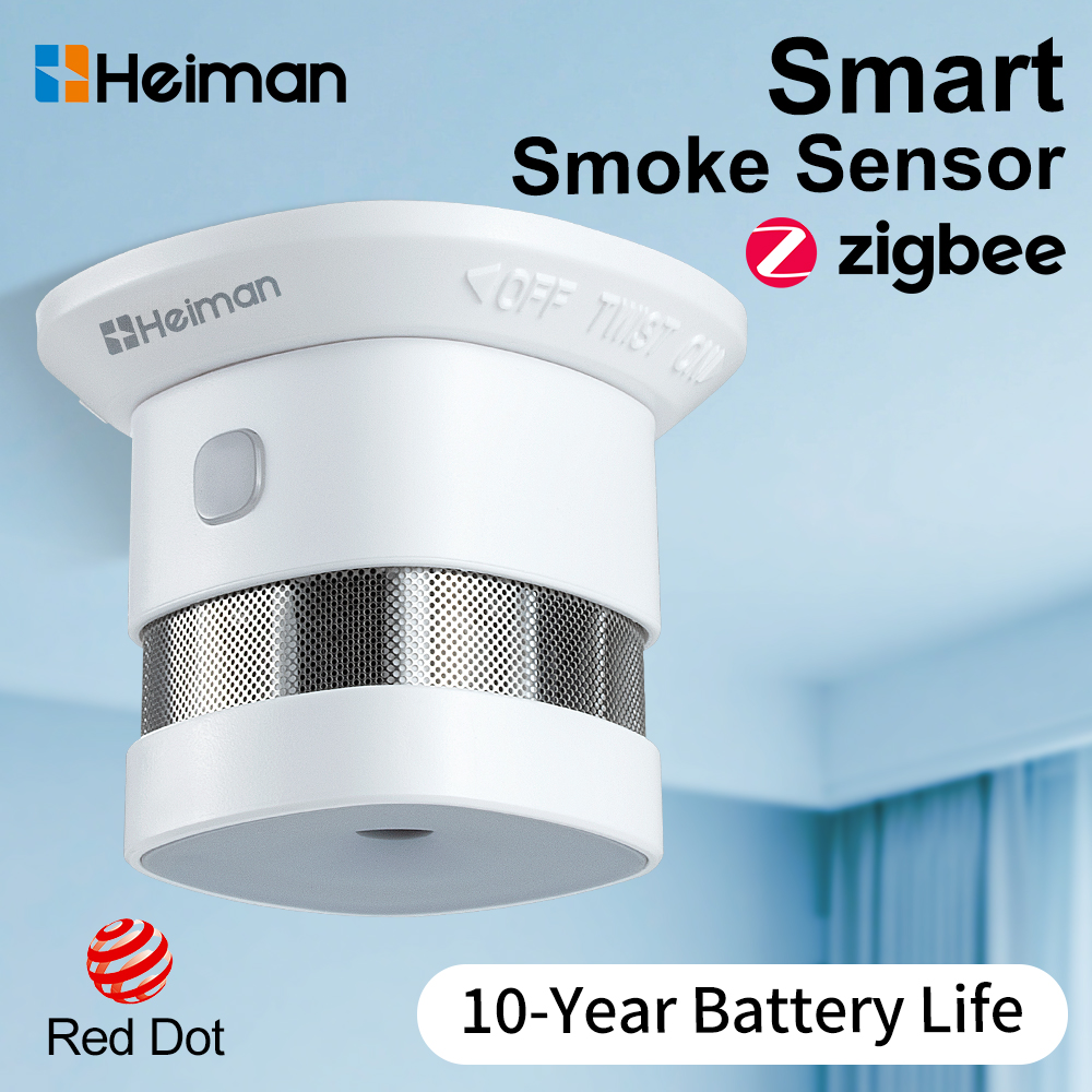 HEIMAN Zigbee Smoke Detector – - Zigbee Smoke Sensor Tuya 评论和价格