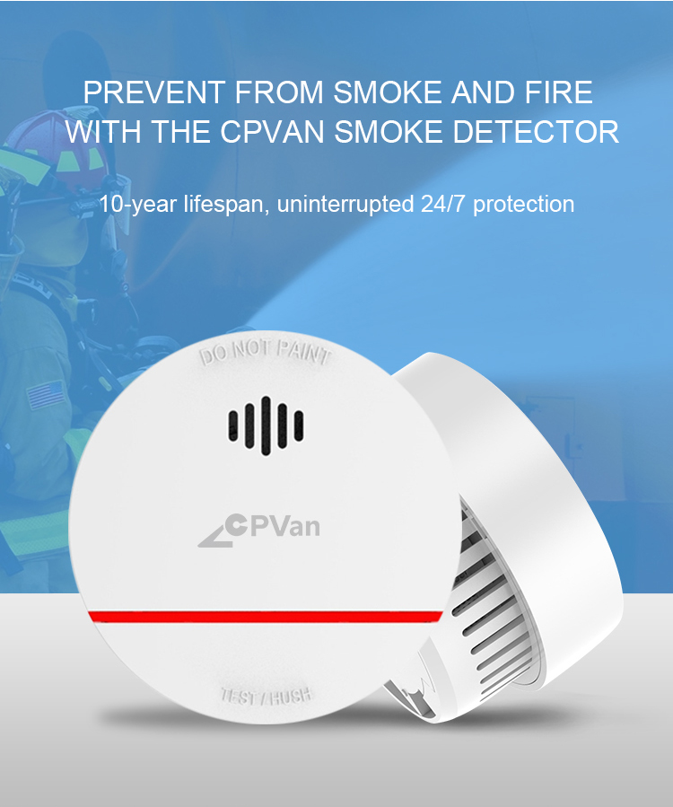 CPvan Smoke Detector Sensor Fi - Smoke Alarm 10 Year Battery 评论和价格