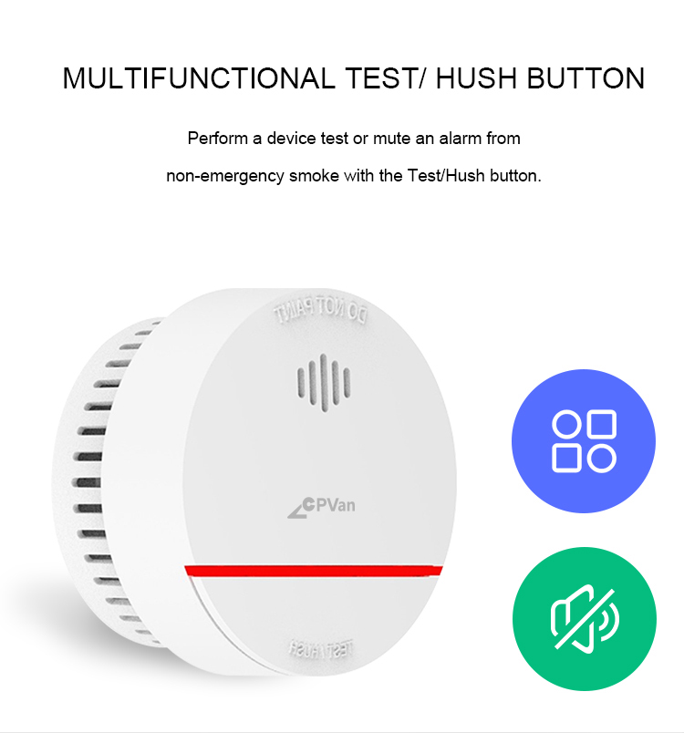 CPvan Smoke Detector Sensor Fi - Smoke Alarm 10 Year Battery 评论和价格